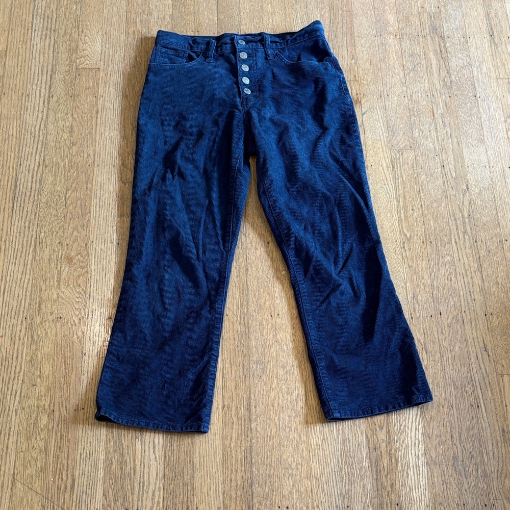 Lucky Brand Navy Button-Fly Jeans